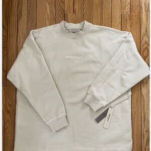 ESSENTIALS Fear of God Relaxed Crewneck Small wheat
